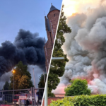 Centrum van Bonheiden uren afgesloten door zware brand: slagerij compleet vernield.