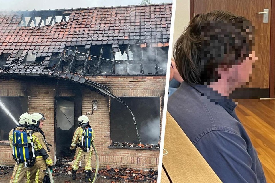 K. K. wordt verdacht van brandstichting in het huis van zijn broer in Jonkershove.