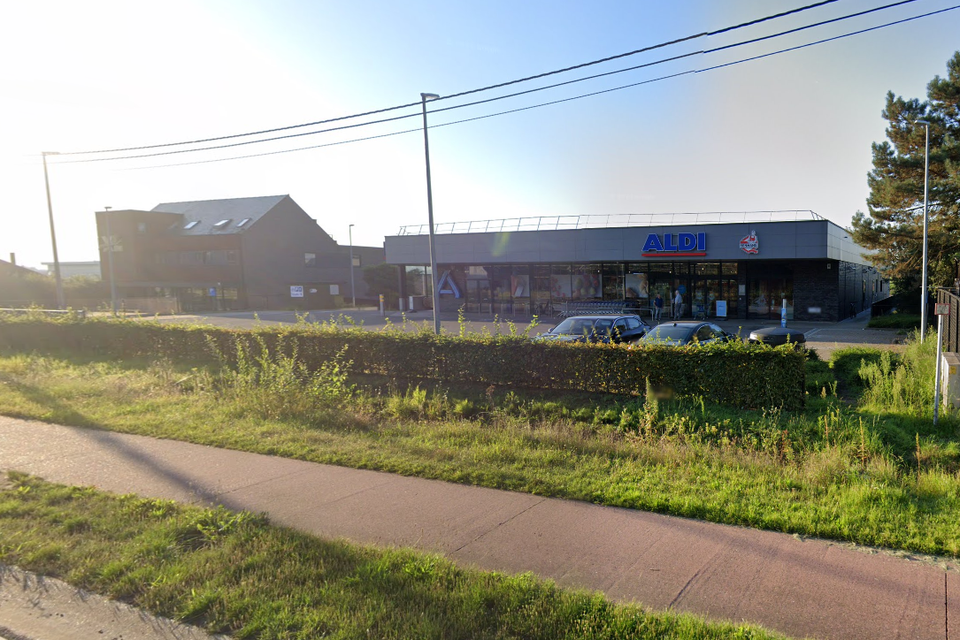 Het incident vond plaats aan de Aldi van Scherpenheuvel.