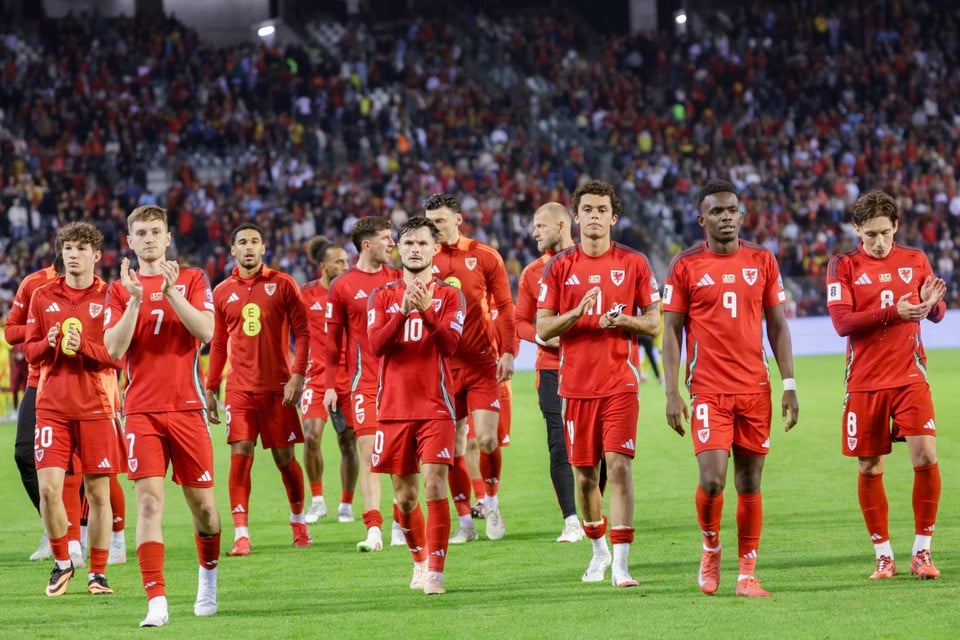 Het Welshe team verloor de wedstrijd uiteindelijk met 4-3.