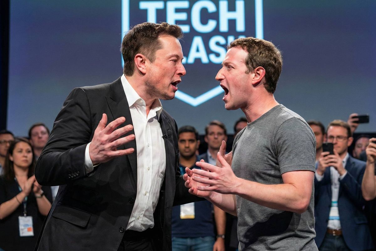TITANENSTRIJD: Elon Musk sloopt Mark Zuckerberg en noemt WhatsApp "ONVEILIG".