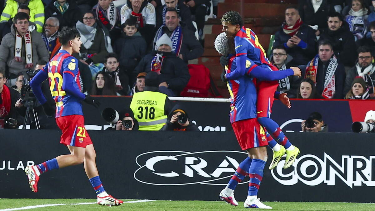 Barcelona laat zich niet verrassen door Real-killer Albacete en bereikt halve finales Copa del Rey.