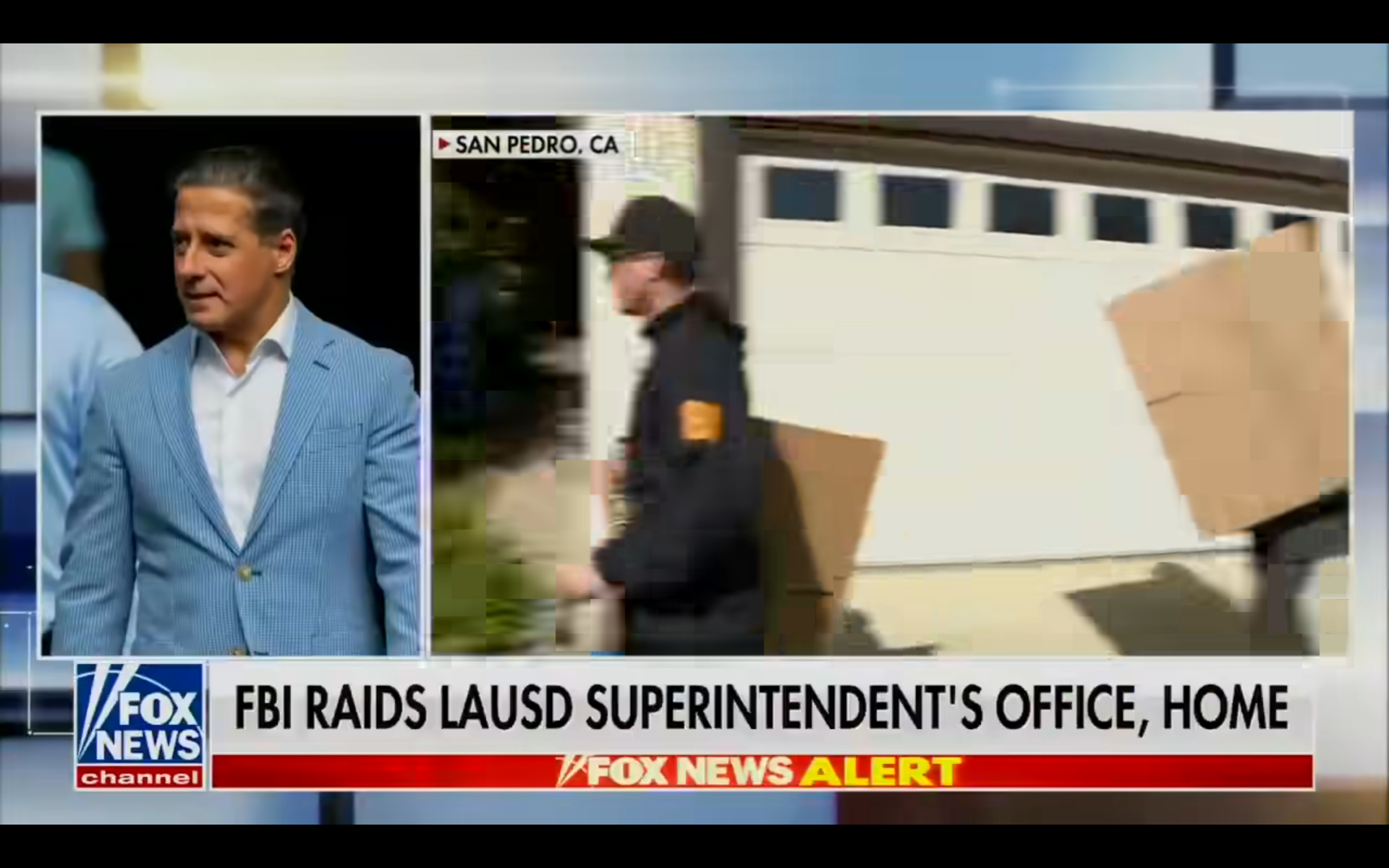 Bekijk: FBI doet inval bij huis van invloedrijke Democratische politicus in LA in verband met grootschalige corruptiezaak van $76 miljoen aan verdwenen geld.