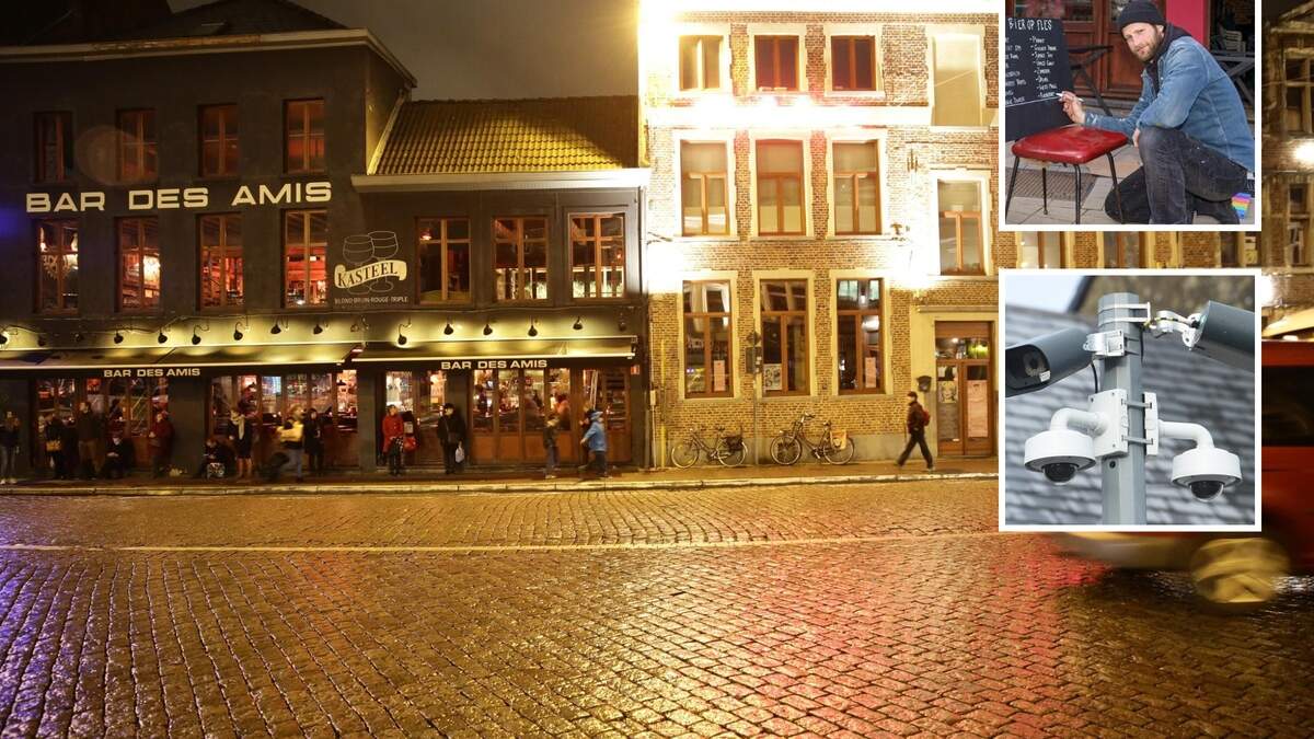 Cafébazen blij met Vlasmarkt onder camerabewaking: “Ze komen vanuit Nederland of Engeland naar hier, maar hun respect vergeten ze thuis ”.