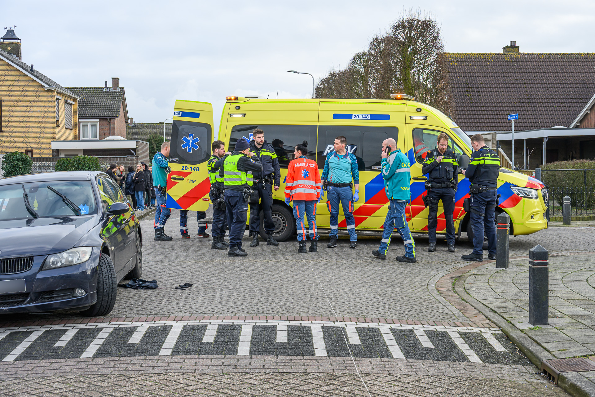 Fietser ernstig gewond bij aanrijding met auto