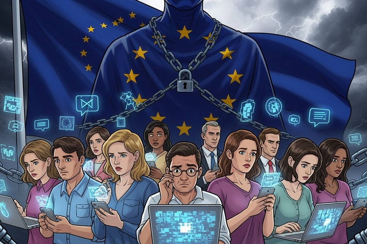 VS verklaart oorlog aan EU-censuur: Senator Schmitt woest, Rob Roos onthult rol Hugo de Jonge.