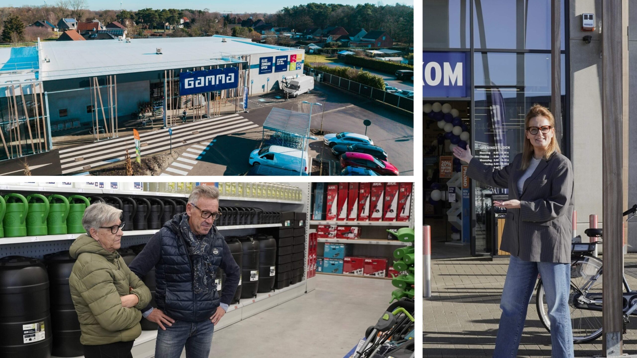 "We kunnen met de kruigwagen tot hier komen, in plaats van met de wagen": nieuwe Gamma opent deuren.