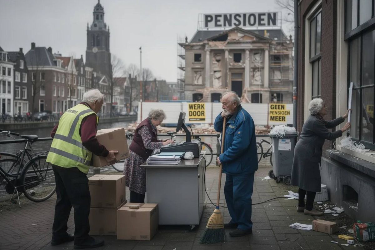 Werkende klasse kapotgemaakt: Kartel wil AOW-leeftijd nóg sneller omhoog, Nederland nu al koploper.