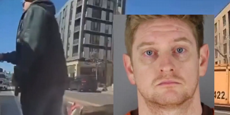 BEKIJK: Blauwe staat ambtenaar krijgt slechts een tik op de vingers voor het vandaliseren van Tesla's om te protesteren, Elon aan te vallen.