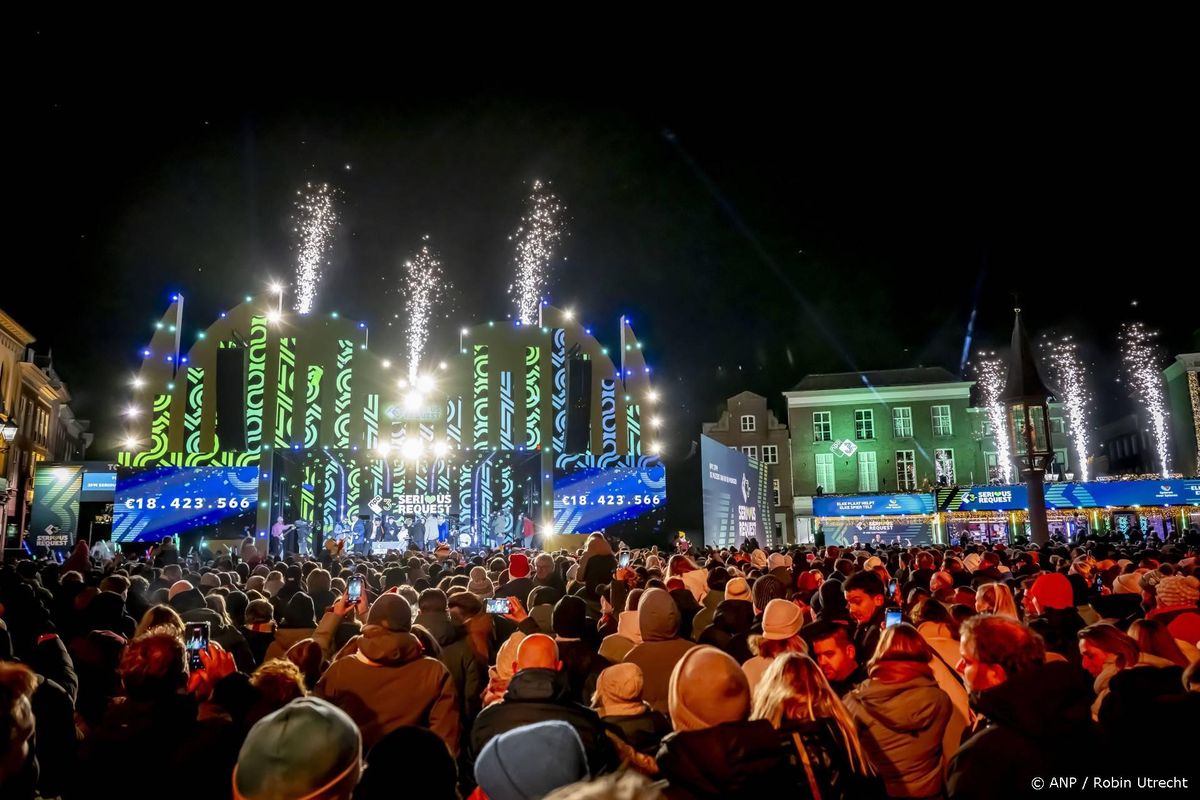 Definitieve eindbedrag 3FM Serious Request ruim 18,8 miljoen euro.