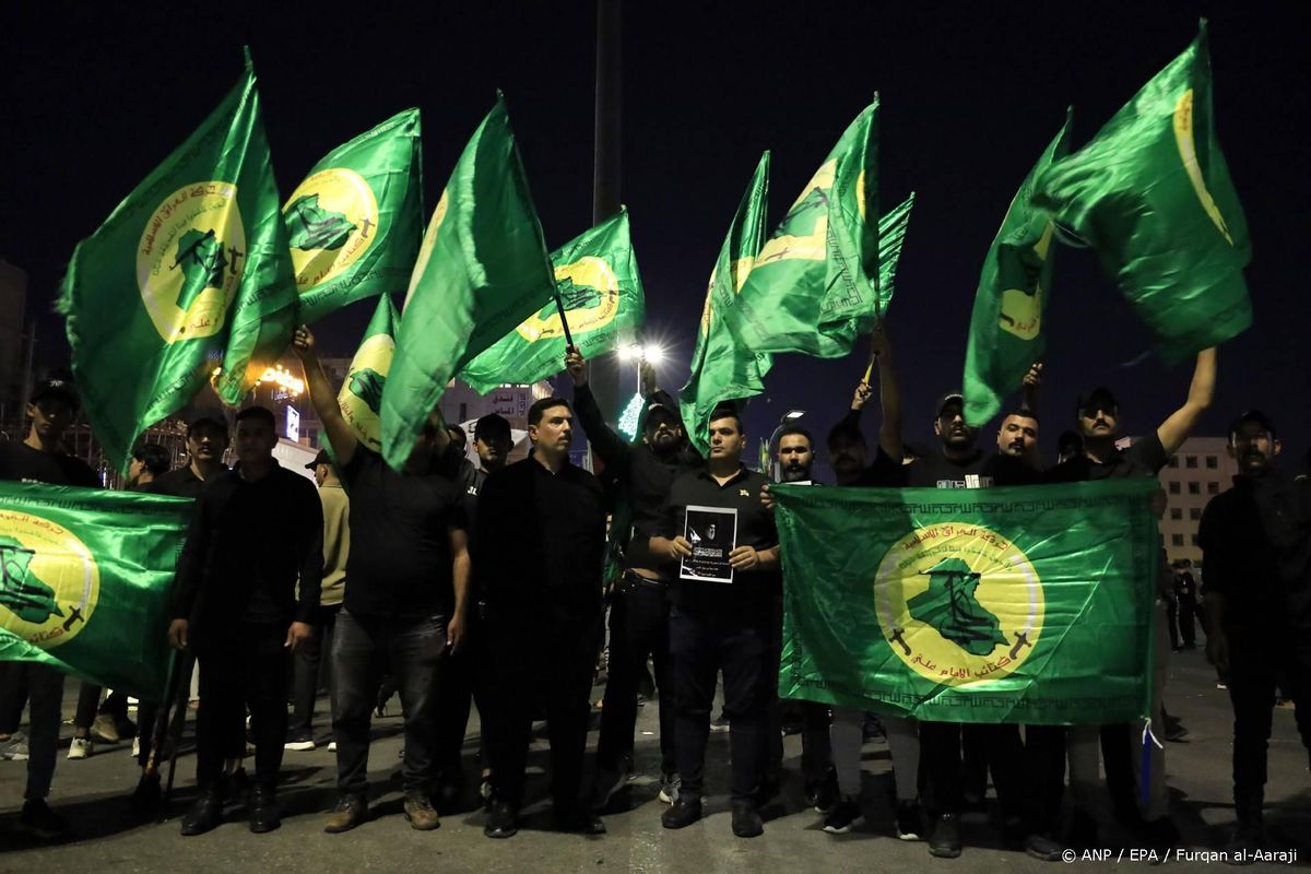 Door Iran gesteunde groep in Irak meldt doden door aanval VS.