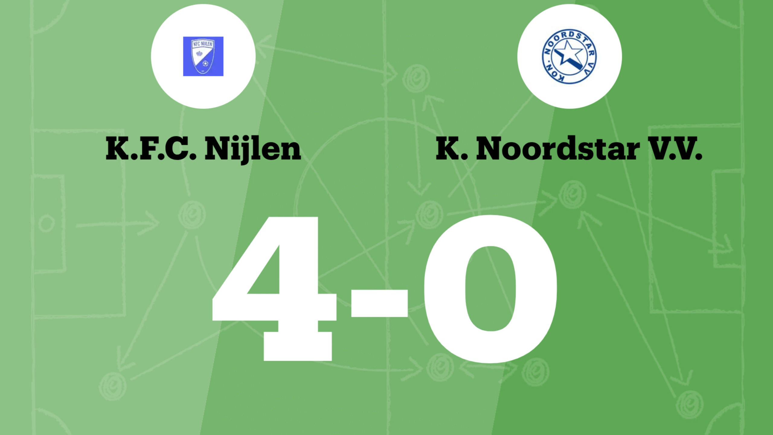 Geen verbetering voor Noordstar na verlies tegen Nijlen.