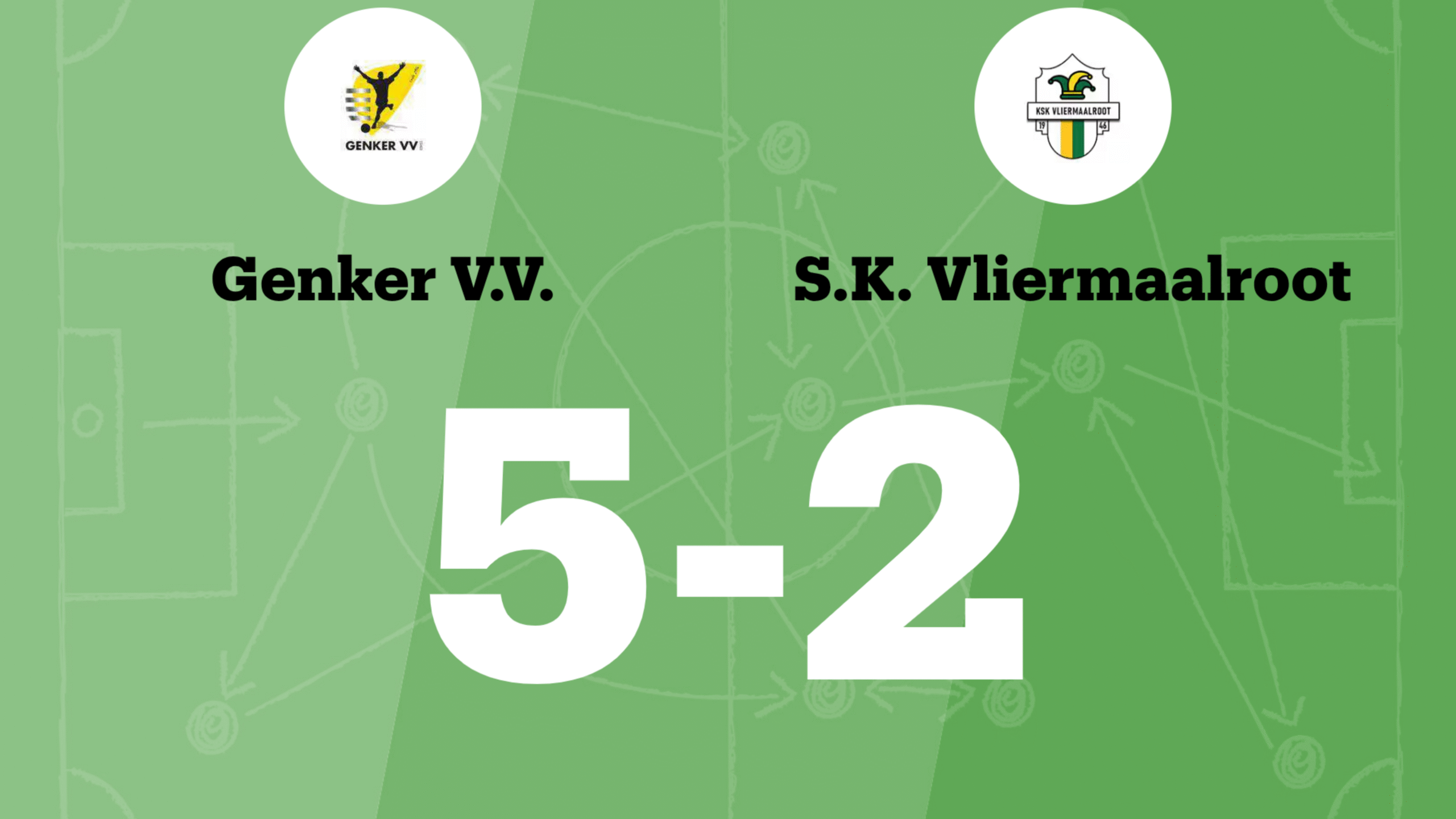 Genk VV B wint thuis van Vliermaalroot, mede dankzij twee treffers Dessers.