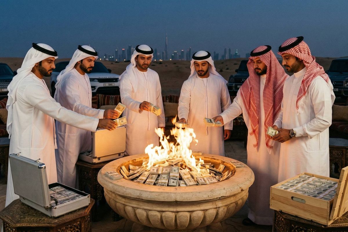 Golfstaten dreigen 2 biljoen dollar uit VS terug te trekken om Iran-oorlog.