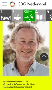 SDG 3 alliantiecoördinatoren Wilco Mulder en Seriana van den Berg SDG Nederland.