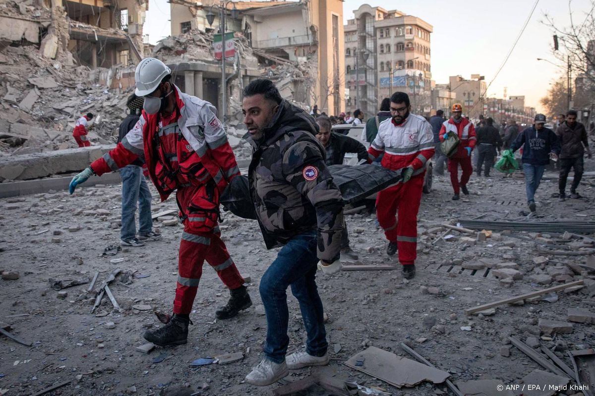 VN: 100.000 mensen vluchtten uit Teheran in twee dagen oorlog.