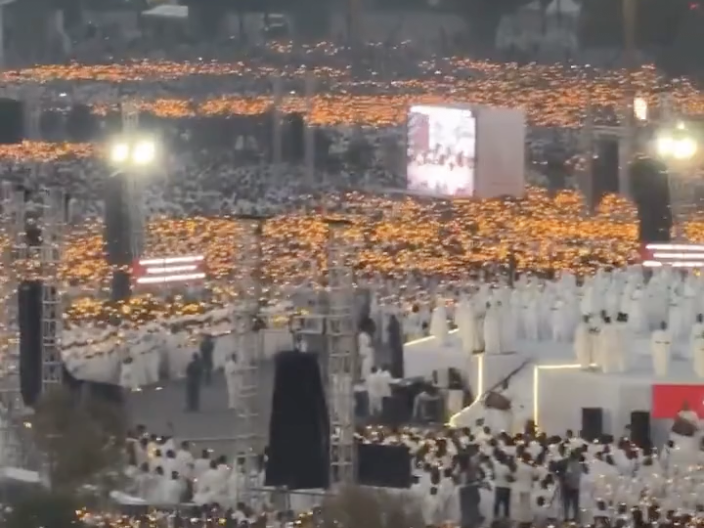 BEKIJK: Ongelooflijke video toont tienduizenden Ethiopische christenen die samenkomen voor openbare Paasviering