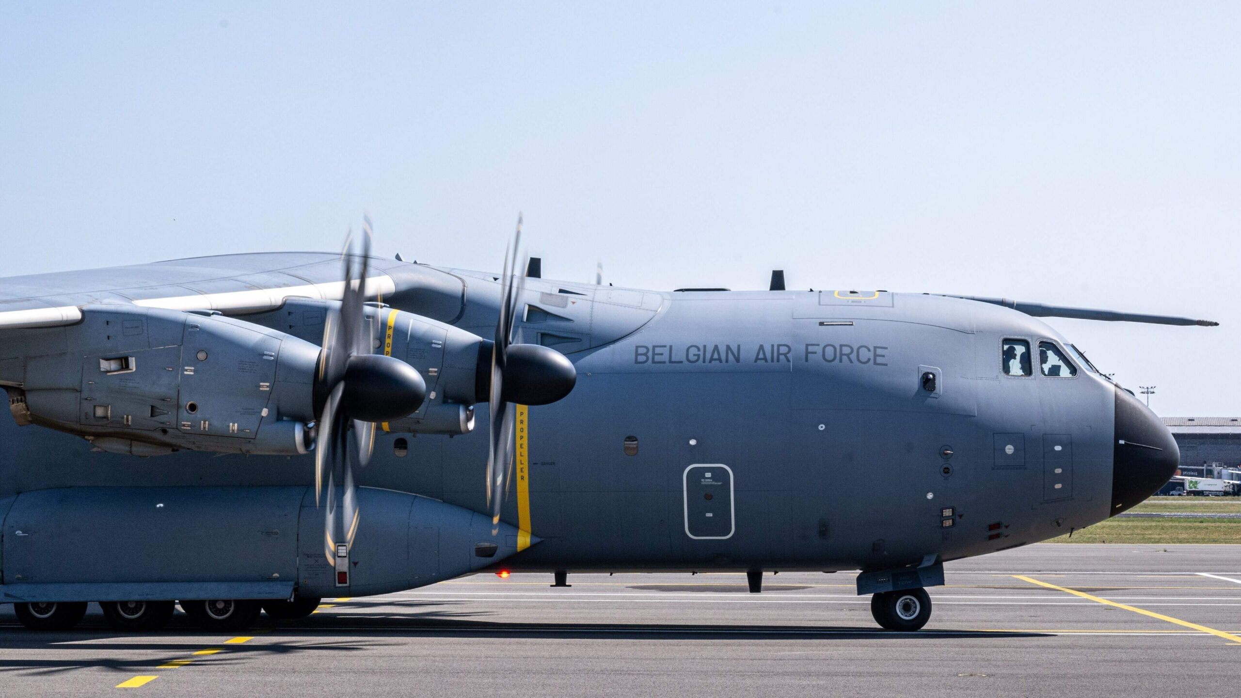 Belgisch militair vrachtvliegtuig beschoten in Haïti.