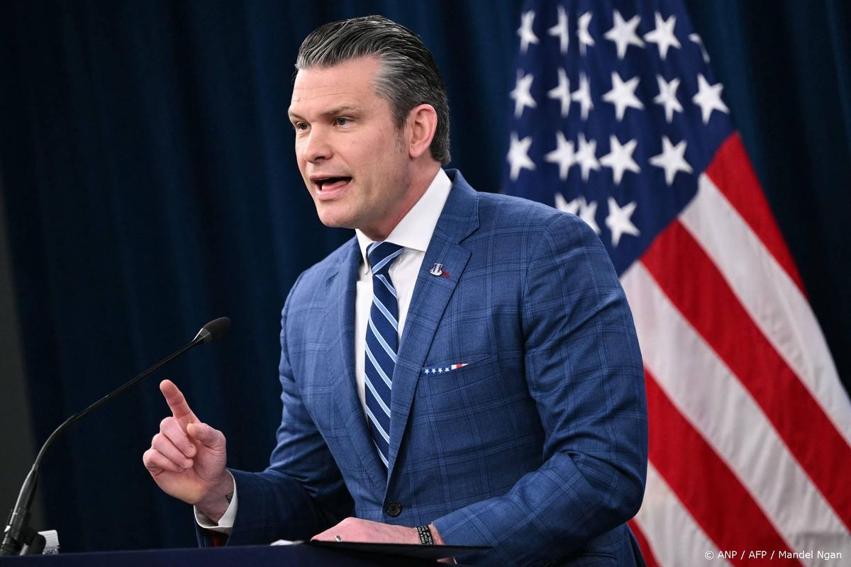 Hegseth: VS behaalde in Iran victorie met hoofdletter V.
