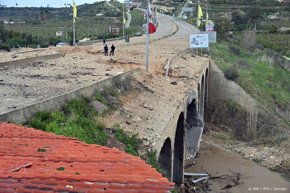 Legerchef Israël: operationele zone ingesteld onder Litani-rivier.