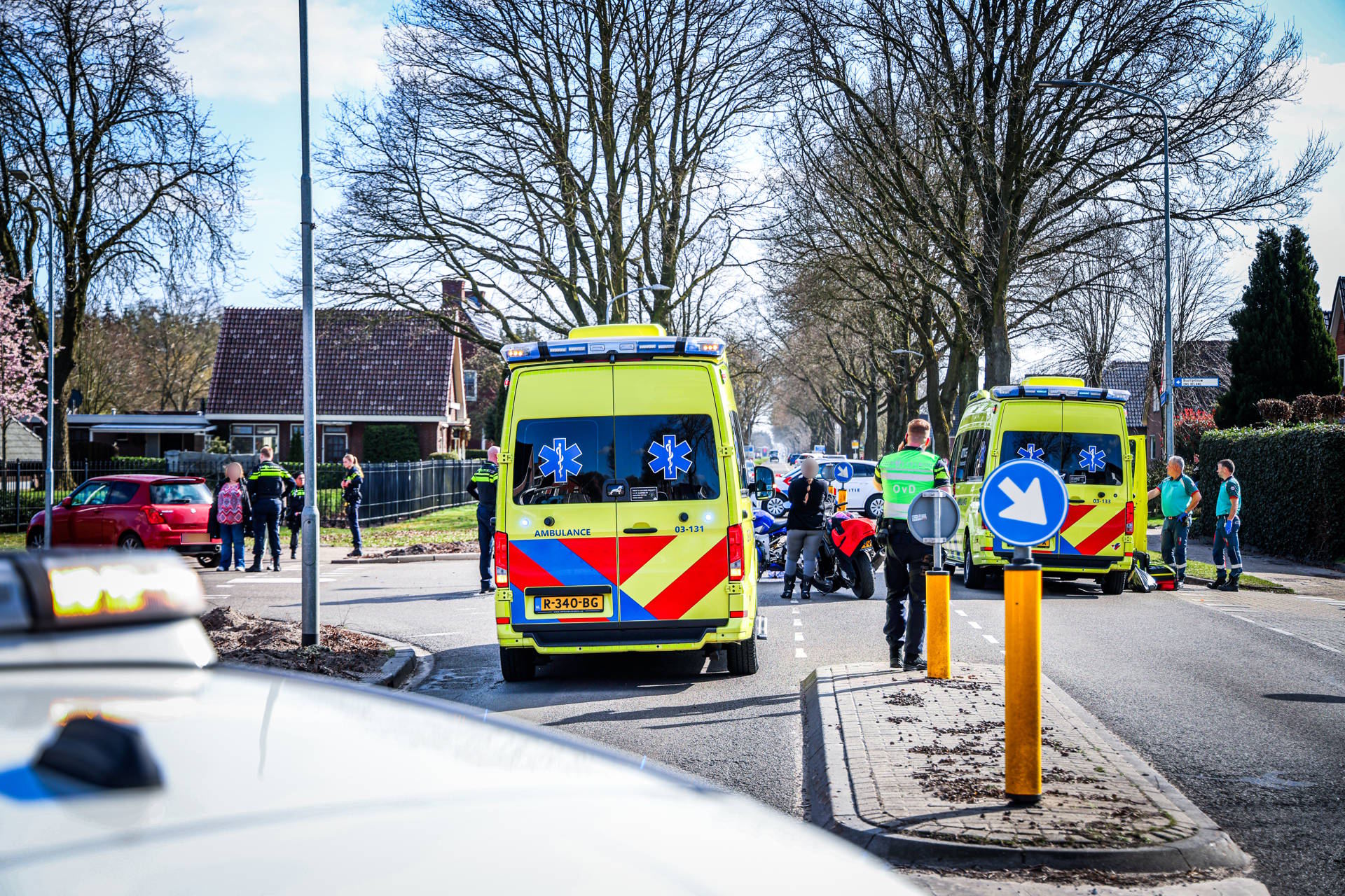 Motorrijder overleden na botsing met auto