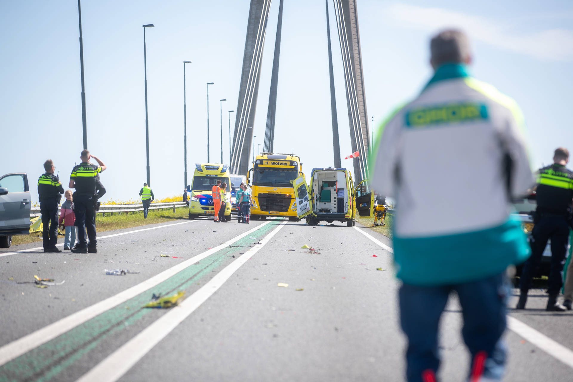 Ongeval met ambulance op Provincialeweg