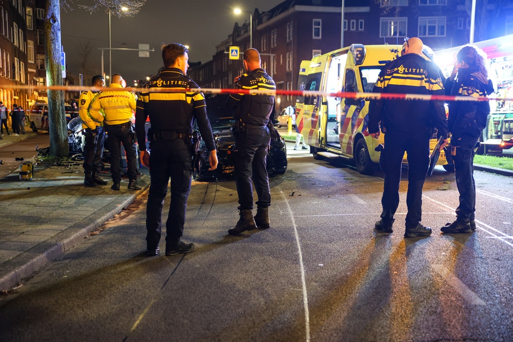 Ravage na ongeval, twee gewonden