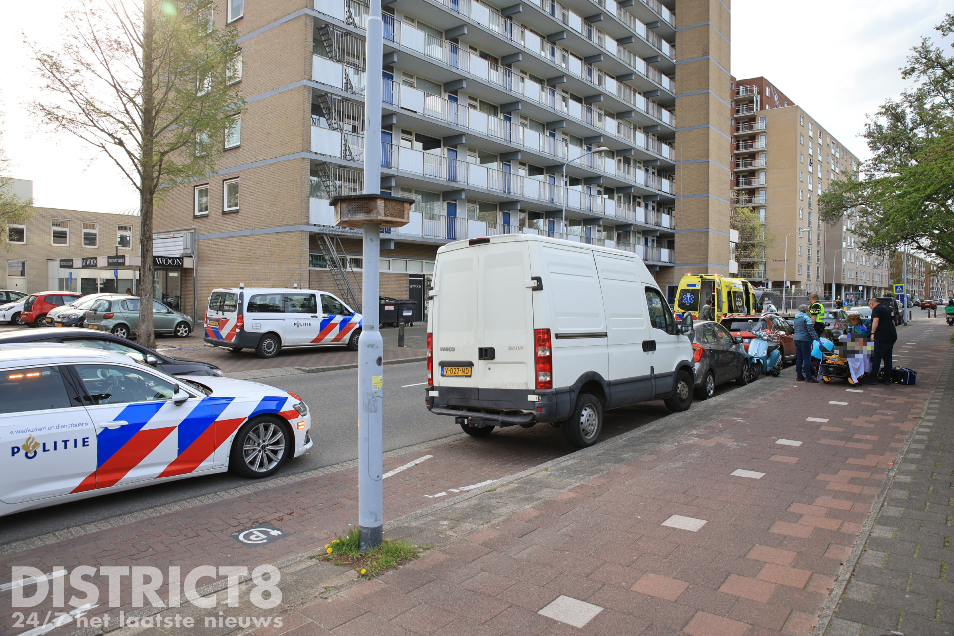 Scooterrijder gereanimeerd na ongeval Spinozalaan Voorburg