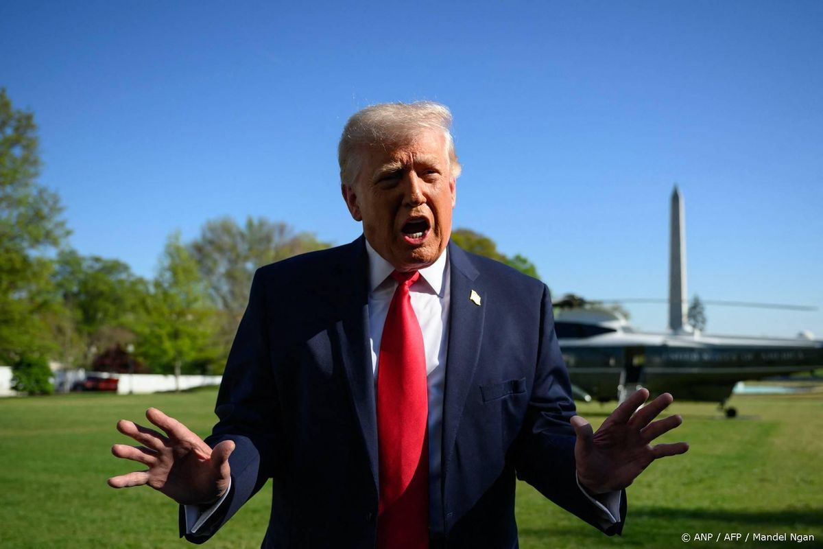 Trump zegt dat blokkade Straat van Hormuz maar even duurt.