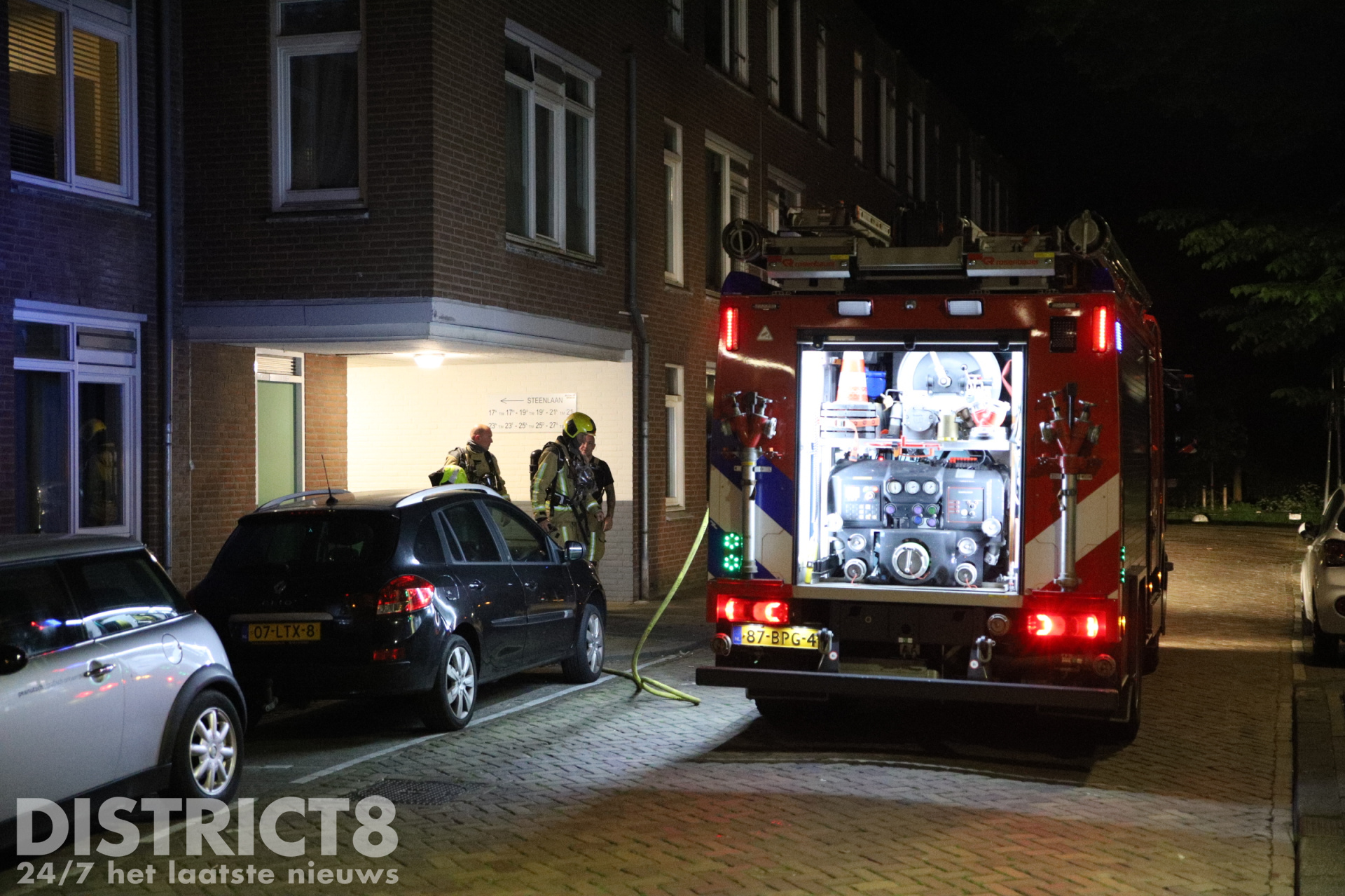 Gewonde bij klein brandje in woning Steenlaan Rijswijk