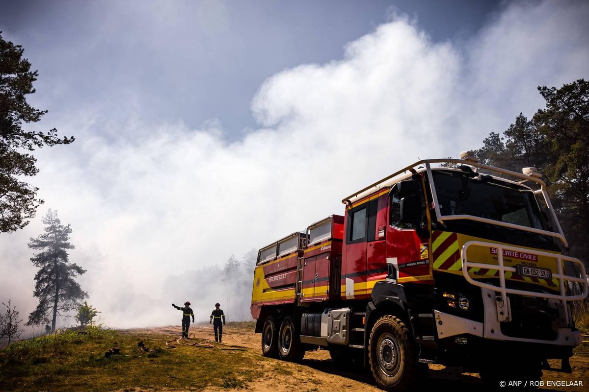 Inzet van Franse, Duitse en Belgische brandweer niet meer nodig.