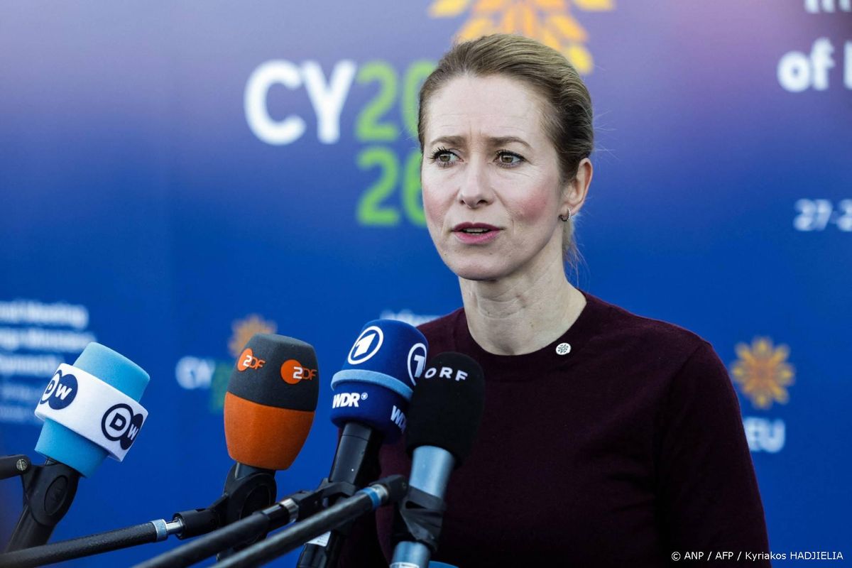 Kallas: EU zal nooit neutrale bemiddelaar Rusland-Oekraïne zijn.