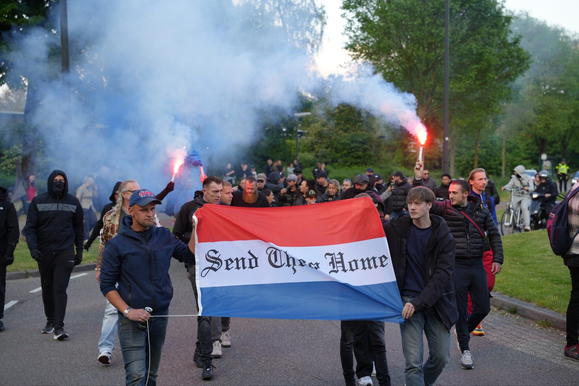Noodbevel afgekondigd bij demonstratie tegen toekomstig AZC
