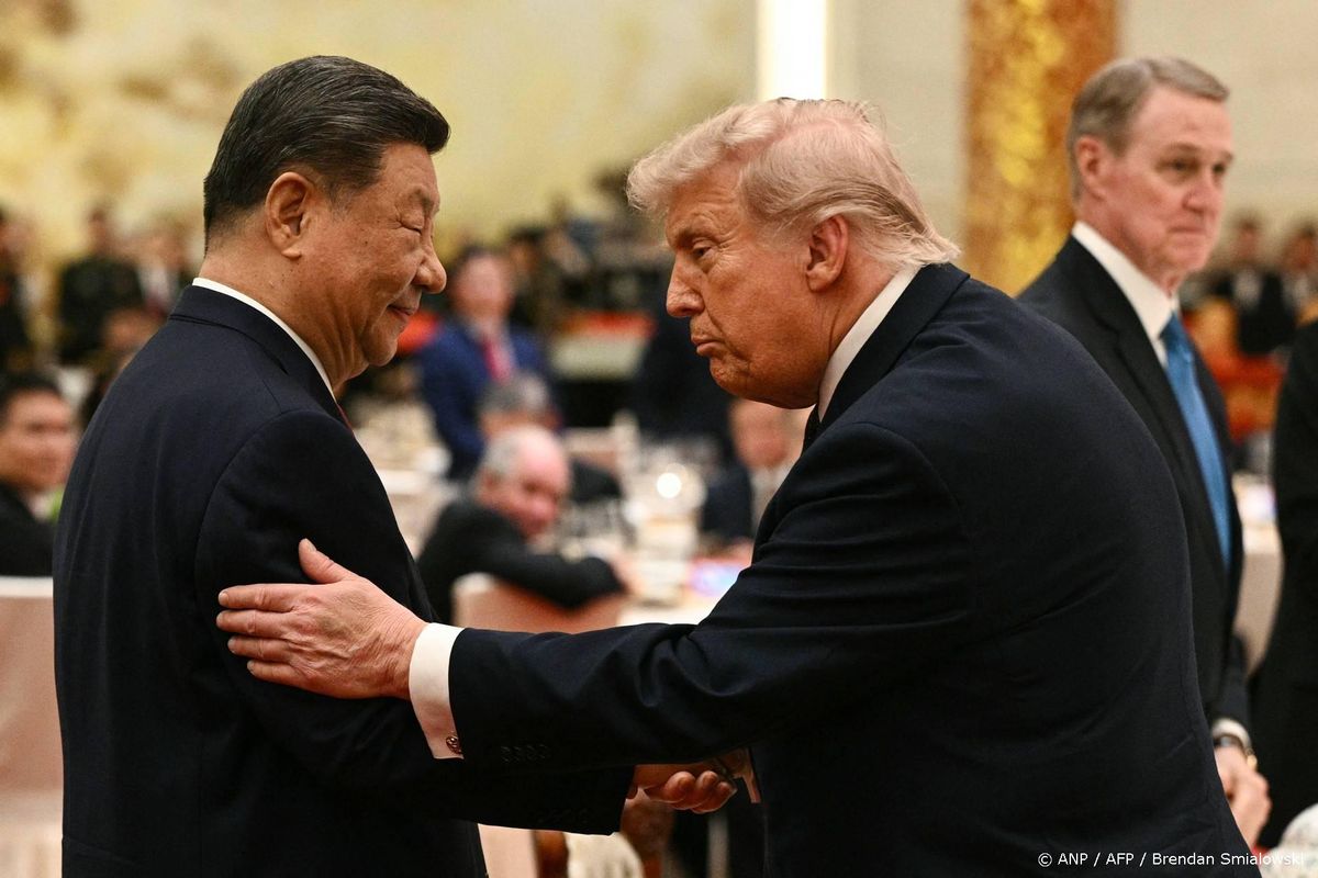 Trump en Xi spreken bij staatsbanket van hoop op goede contacten.