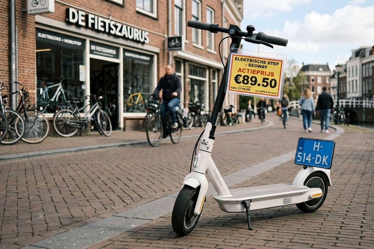 E-step of Segway in de schuur? Morgen wordt je kenteken ineens veel duurder.