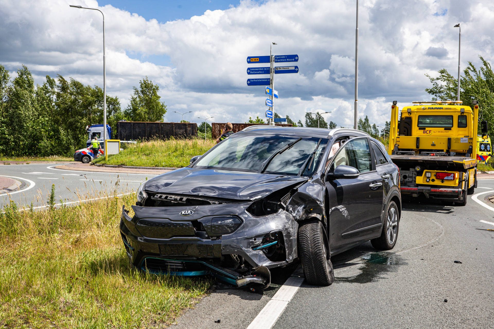 Persoon gewond bij aanrijding met drie voertuigen