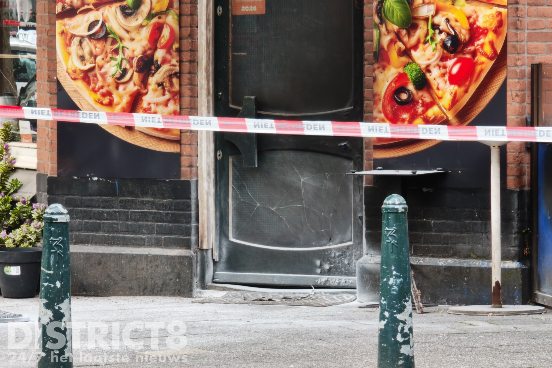 Politie doet onderzoek naar explosie bij pizzeria Beeklaan Den Haag
