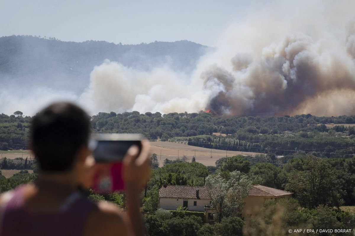 Bosbrand bij Costa Brava nog niet onder controle.