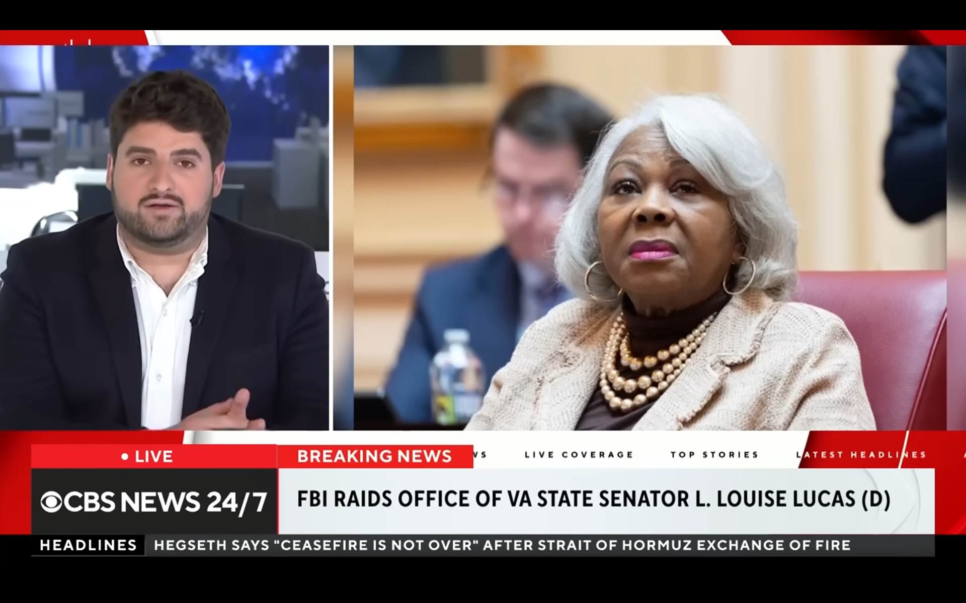 FBI doorzoekt kantoor van invloedrijke senator van blauwe staat in corruptieonderzoek