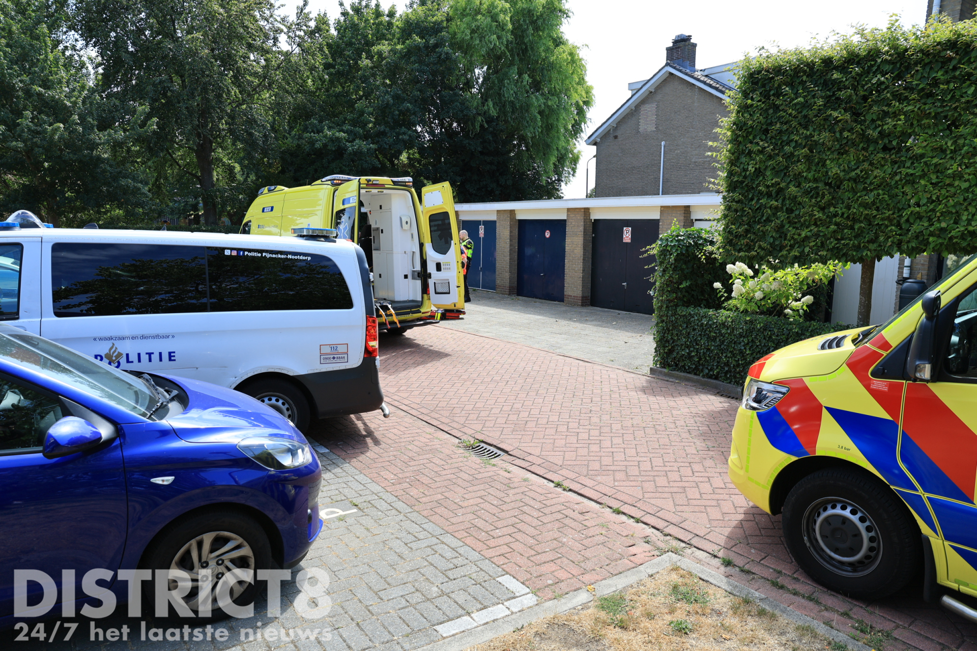 Kindje zwaargewond na harde val met fiets Hildelaan Delfgauw