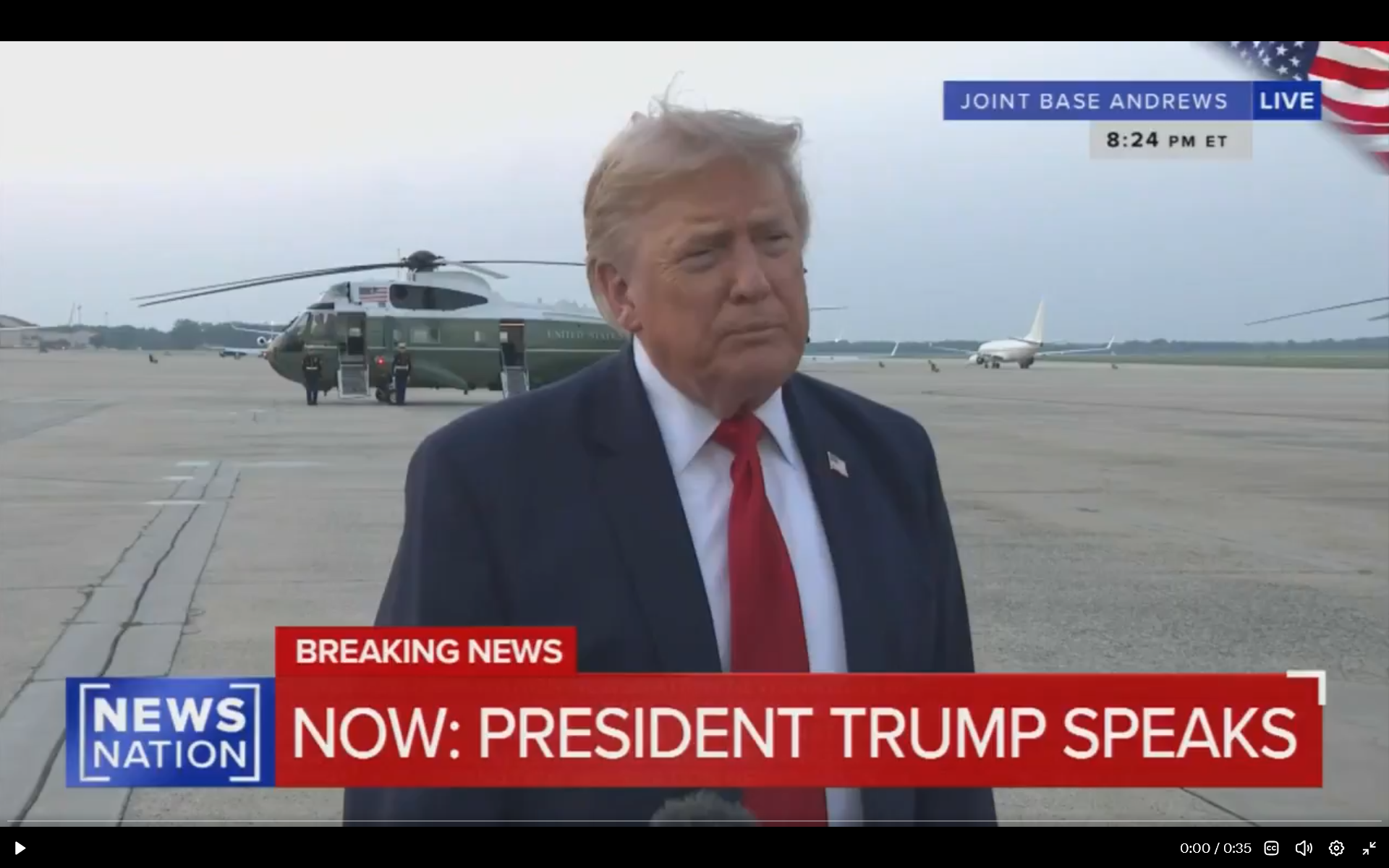 WATCH: Trump shuts down reporter's attempts to embarrass him and walks away from rude media.