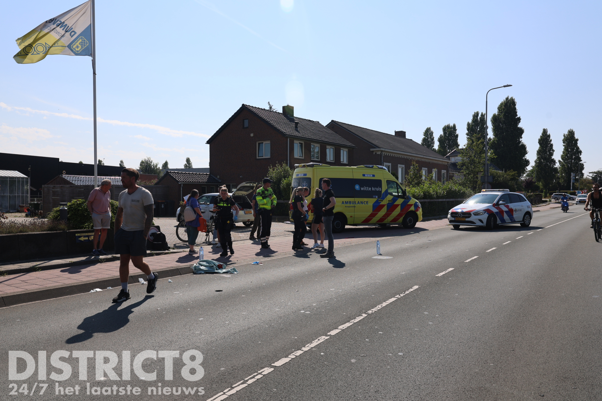 Automobilist rijdt door na aanrijding met fietser Monsterseweg (N211) Poeldijk
