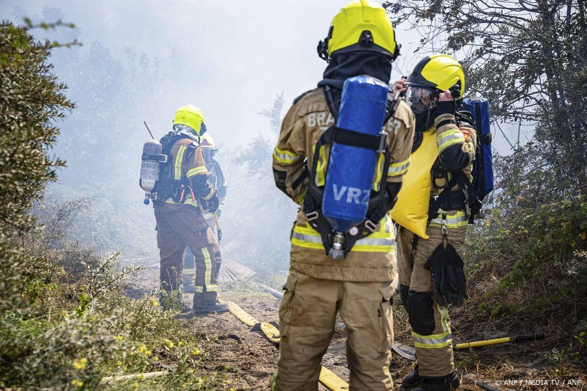 Brand in duinen bij Ouddorp onder controle.