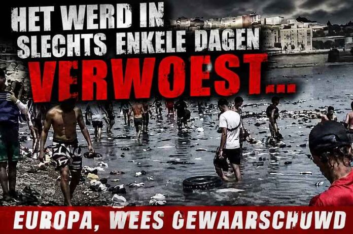 Het werd in slechts enkele dagen VERWOEST