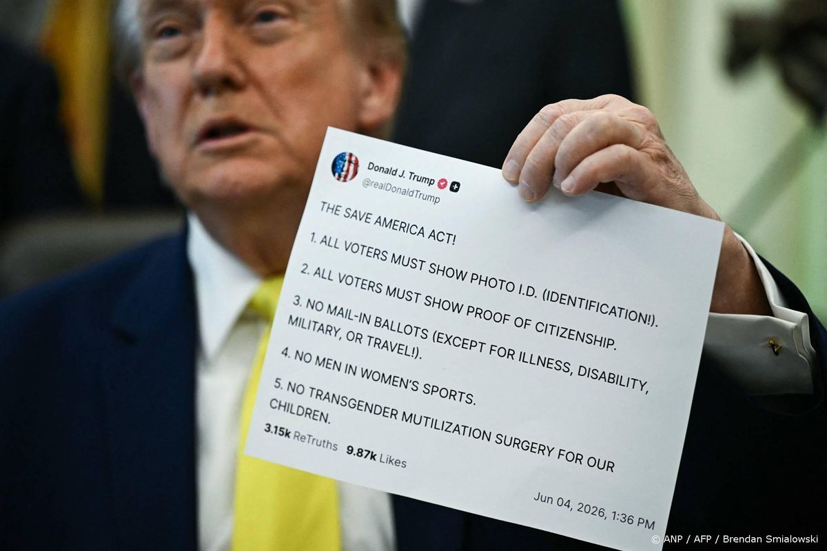 Hooggerechtshof VS: Trump mag stemmen per post wel beperken.