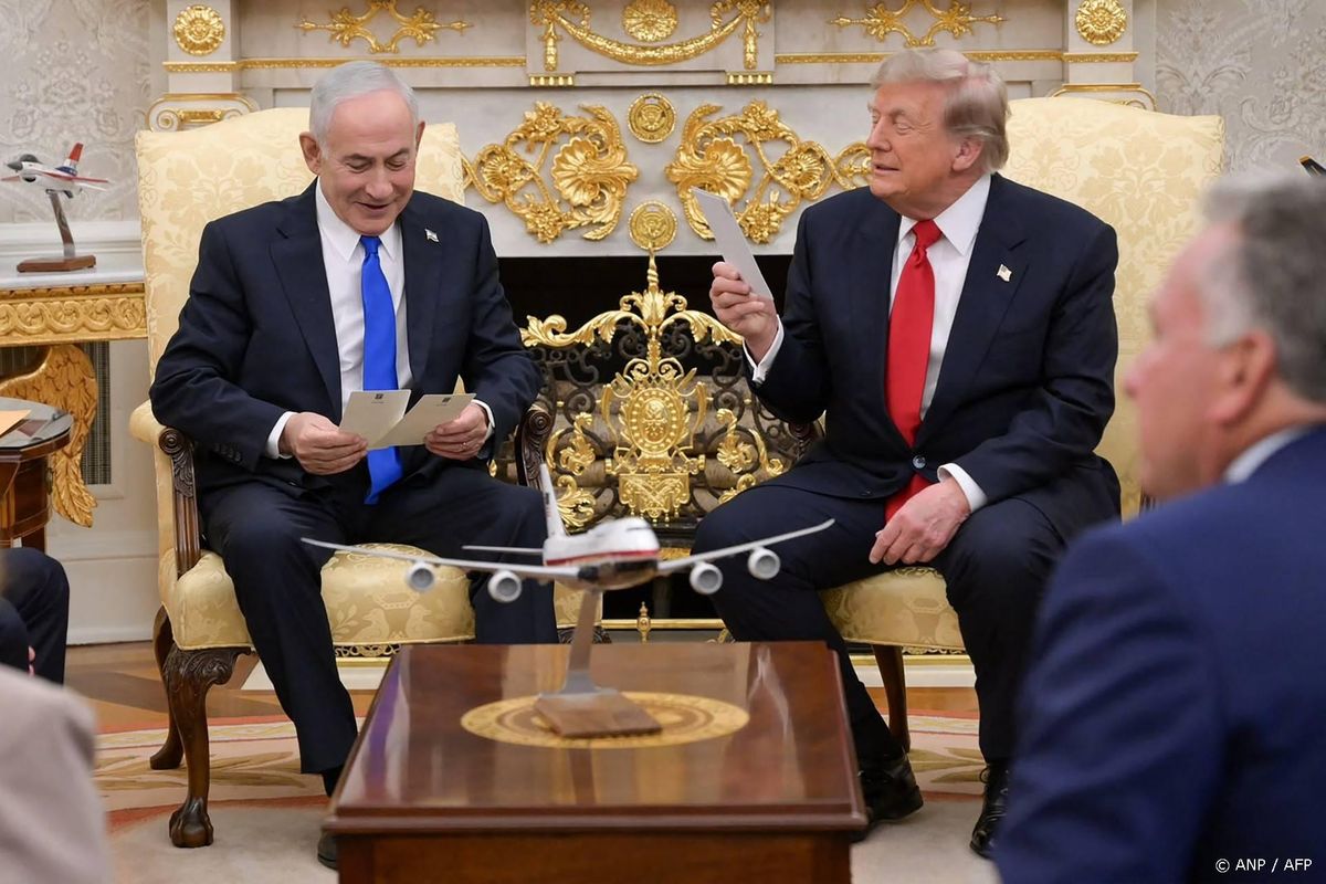 Netanyahu bevestigt dat Israël niet meewerkt aan Trumps plan Gaza.