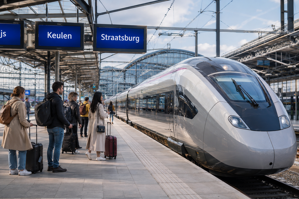 Nieuwe treinen naar Parijs, Keulen en Straatsburg gepland: dit zijn de routes.