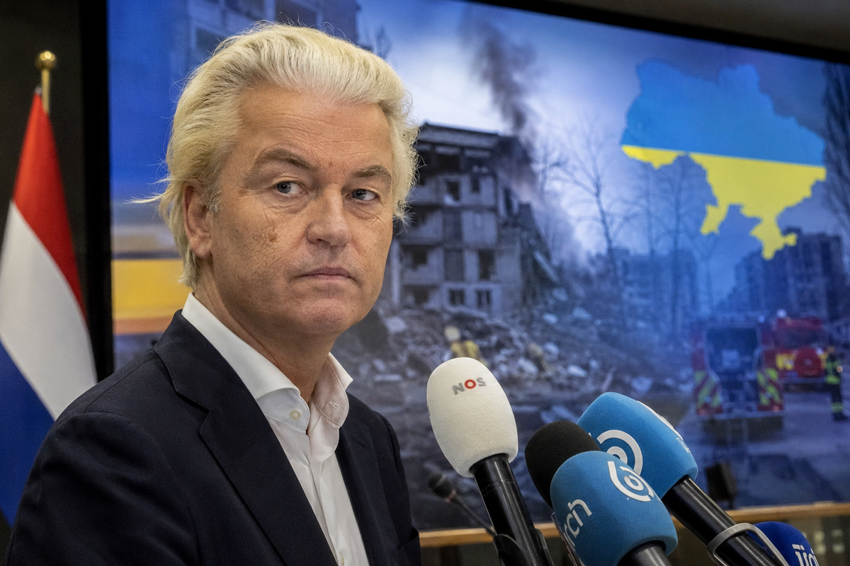 Pepijn van Houwelingen sloopt hypocrisie van Geert Wilders: Grote mond over miljarden voor Kiev, maar stemde dat oorlog wél de onze is.