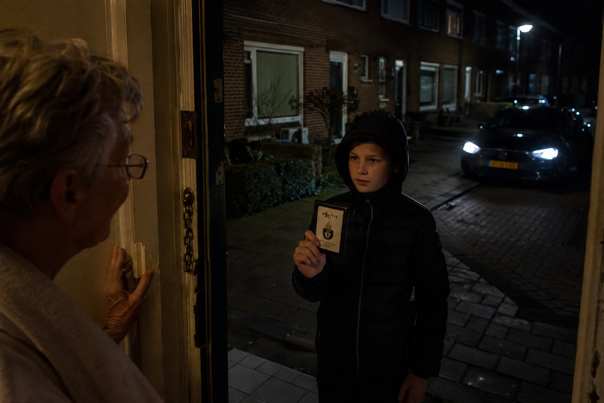 Schokkende golf van laffe misdaad: Criminelen zetten nepagenten van 14 en 16 jaar in om weerloze ouderen te beroven.