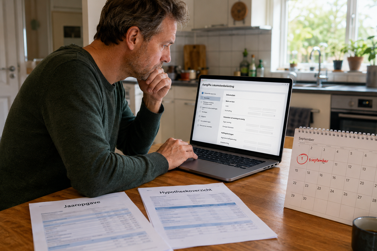 Uitstel voor je belastingaangifte gekregen? Zorg dat alles vóór 1 september binnen is.